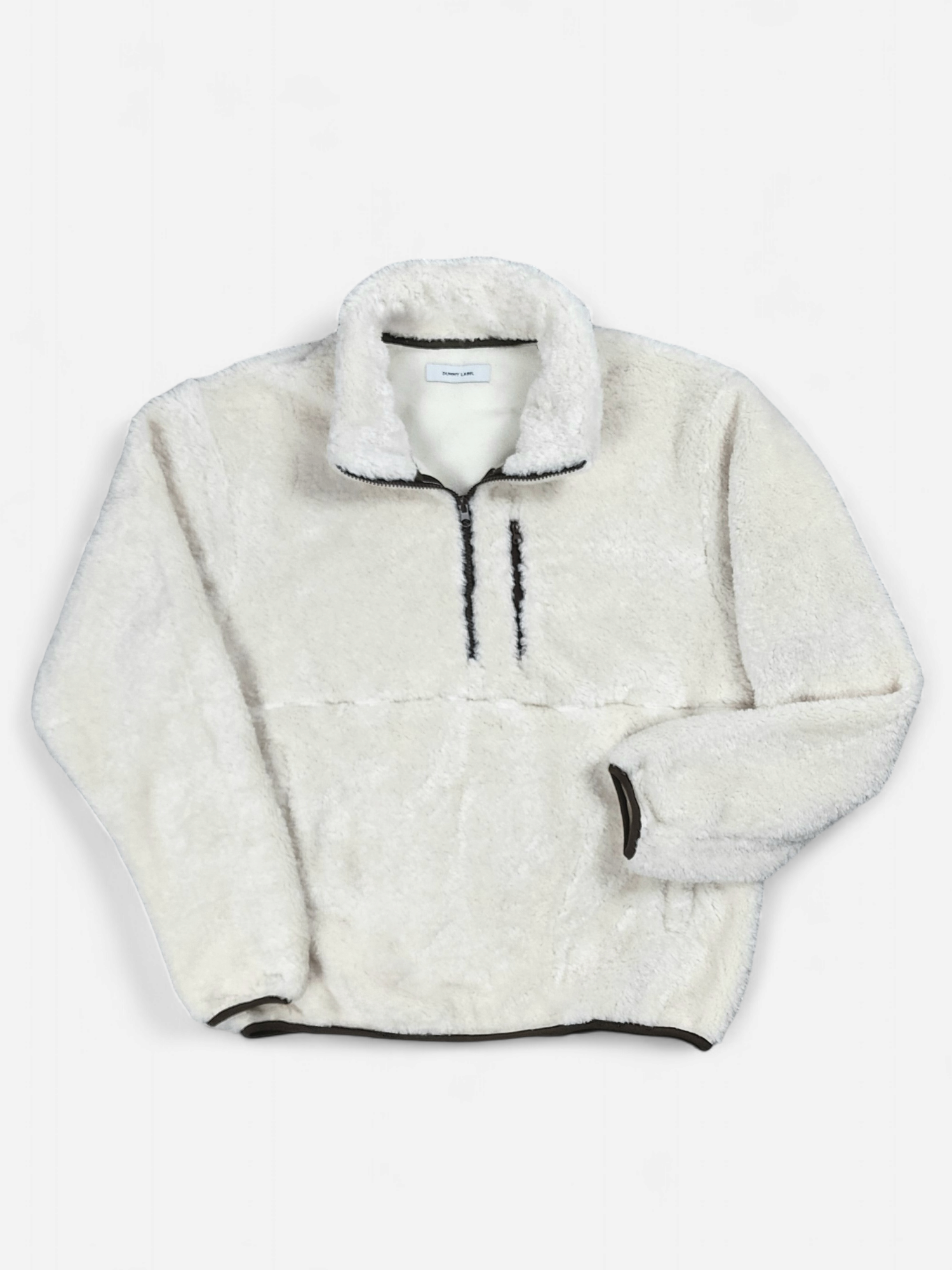 Cream half zip jumper best sale