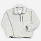 Fleece  Half Zip Jumper - Light Cream