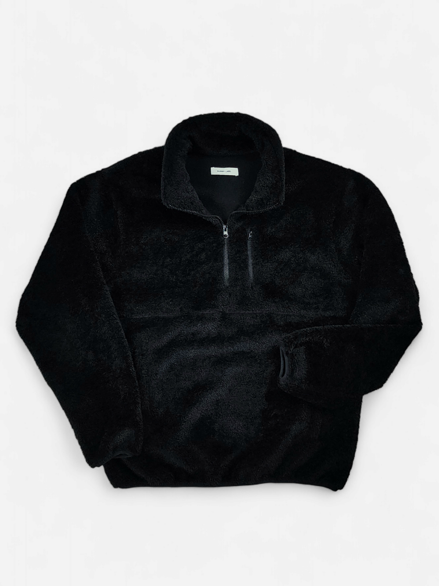 Fleece Half Zip Jumper - Obsidian Black