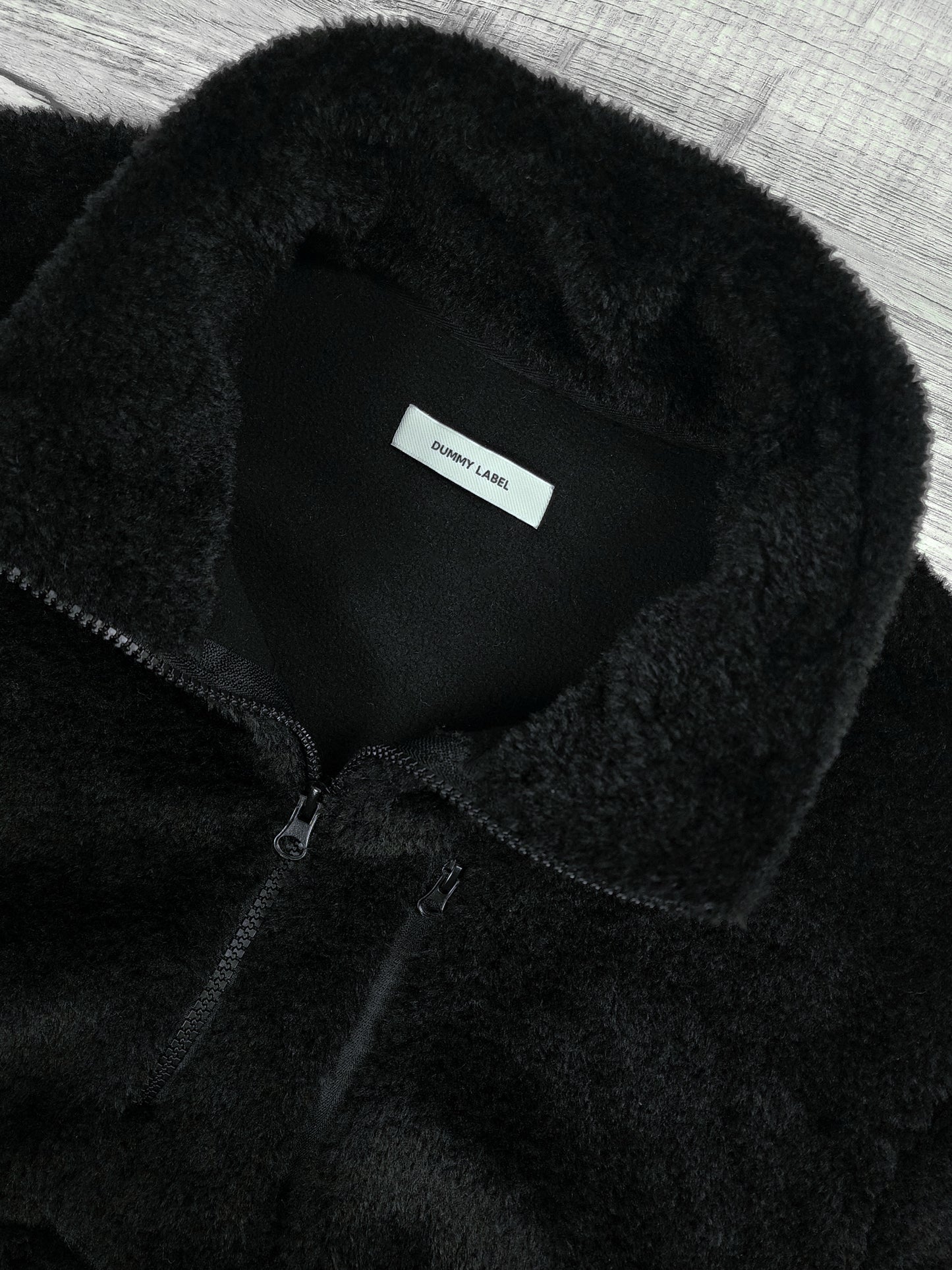 Fleece Half Zip Jumper - Obsidian Black