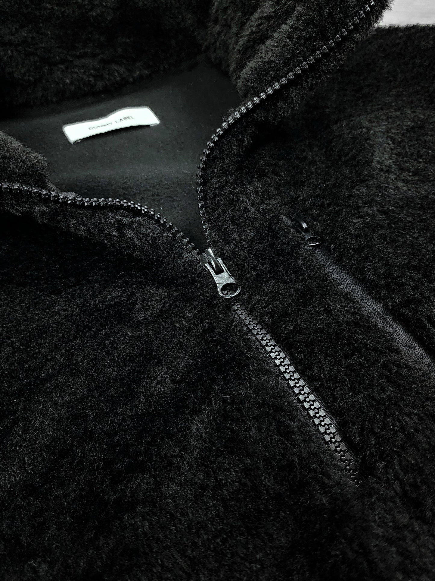 Fleece Half Zip Jumper - Obsidian Black