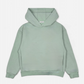 Boxy Oversized Tunnel Pocket Hoodie - Sage Green