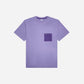 Dummy Face Embroidered T-Shirt - Eggplant